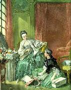 Francois Boucher the haberdasher china oil painting artist